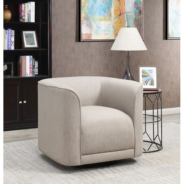 Cordoba Upholstered Swivel Barrel Chair | Wayfair North America