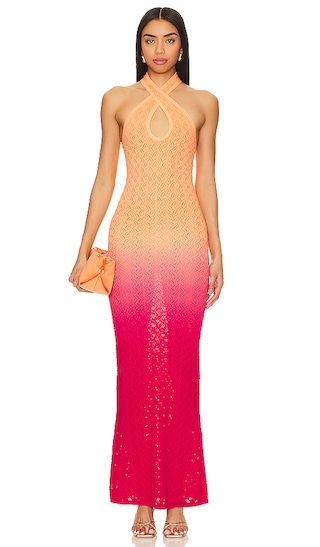 Solara Ombre Maxi Dress in Orange Ombre | Revolve Clothing (Global)