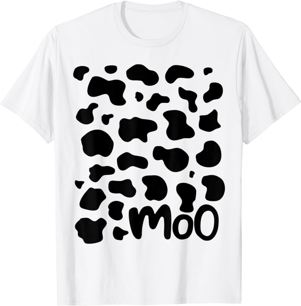 Moo Cow Pattern I Love Cows T-Shirt | Amazon (US)