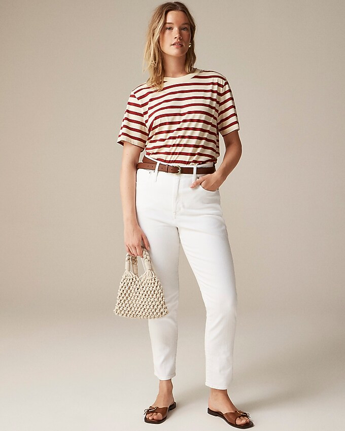 Curvy vintage slim-straight jean in white wash | J. Crew US