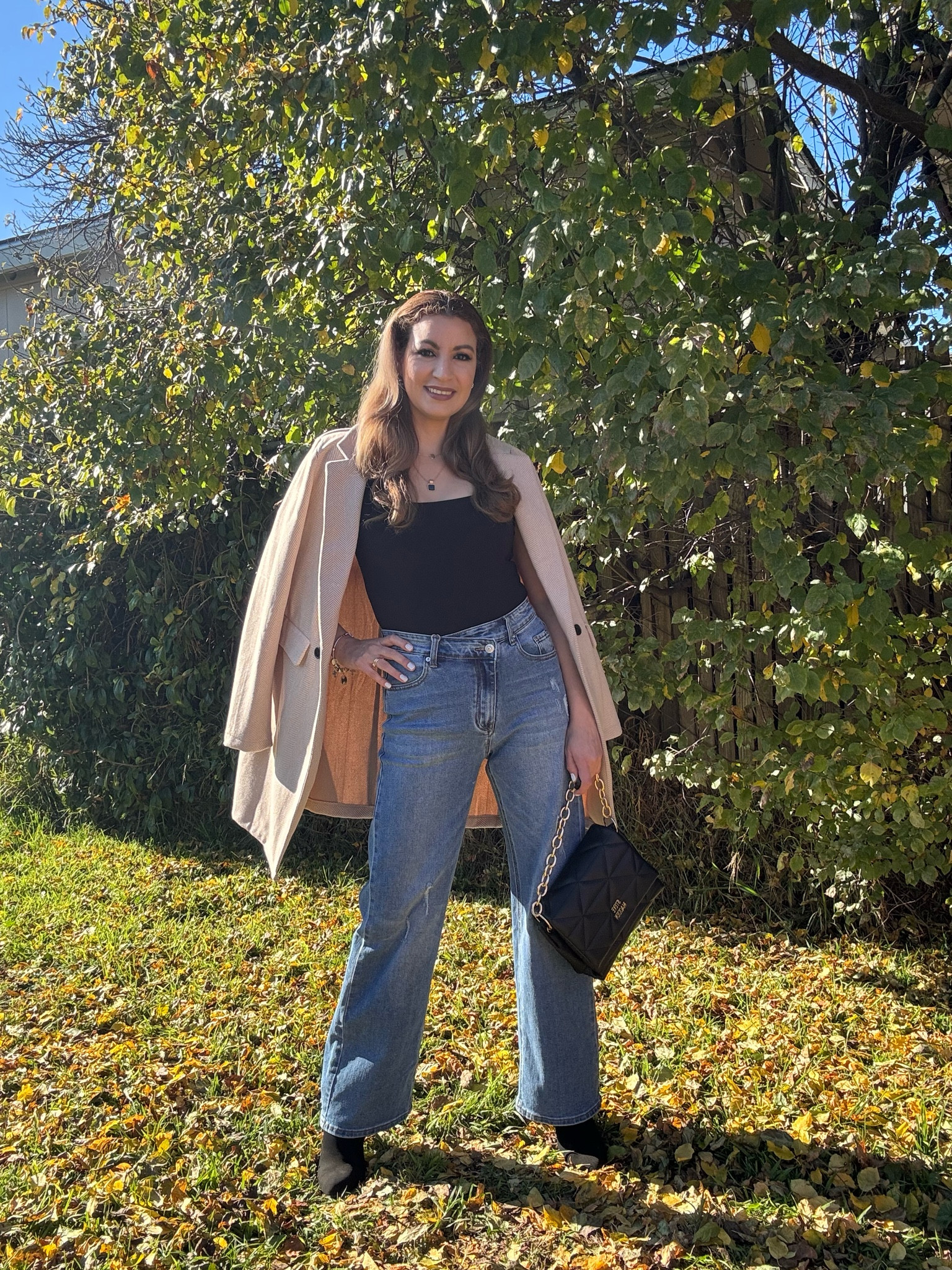 Genleck Jeans cruzados de pierna ancha para mujer, elásticos, holgados, de cintura alta, de moda, estilo boyfriend, entrecruzados, Y2K, años 90.
De referencia utilizo el  size:6
#jeans#boyfriendjeans

#LTKfindsunder50 #LTKbeauty #LTKstyletip