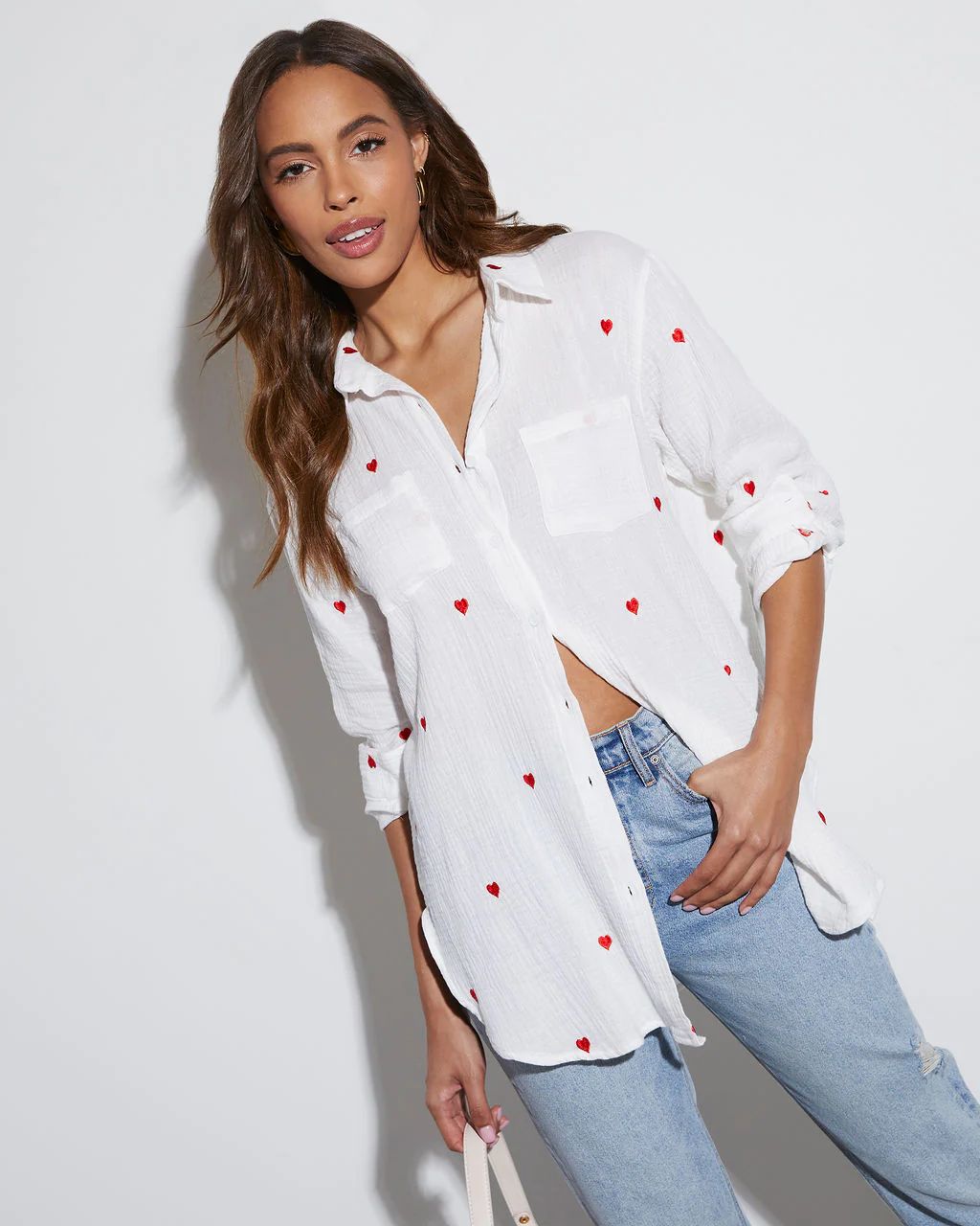 Change Of Heart Button Down Top | VICI Collection