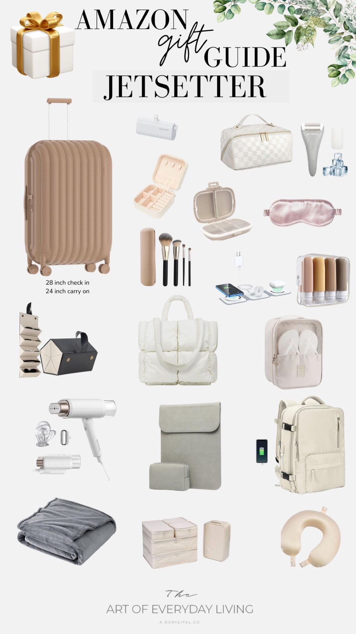 Gift Guide for the JetSetter! So many awesome finds like this Carry-On luggage & more!!! #travelgiftguide #amazontravelfinds #giftsforher #giftsunder50 #luggage #LTKunder50
#LTKGiftGuide#LTKtravel#LTKfindsunder100

#LTKHolidaySale #LTKGiftGuide #LTKHoliday