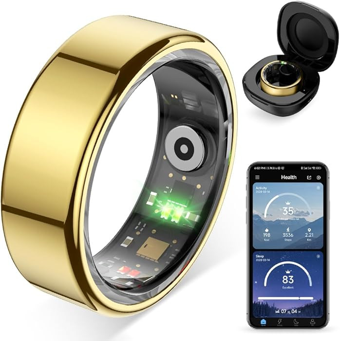 COLMI R02 smart Ring, a smart Ring for Women and Men, with a Charging case, Supports Heart Rate, ... | Amazon (US)