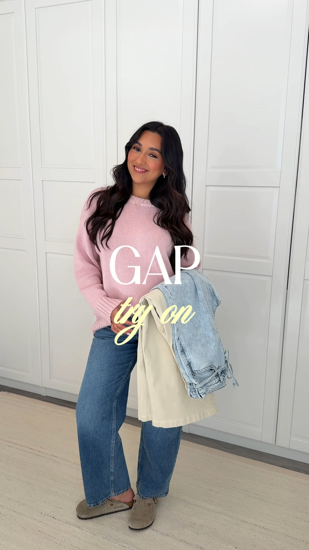 @gap denim try on! Shop all my favs in my @shopltk during the 20-40% GapJeans event!! + use my code: JULIA15 for extra $ off!!👖🫶🏽promo starts now- through 2/9!!💛 shop #howyouweargap #gappartner #liketkit #tryon 