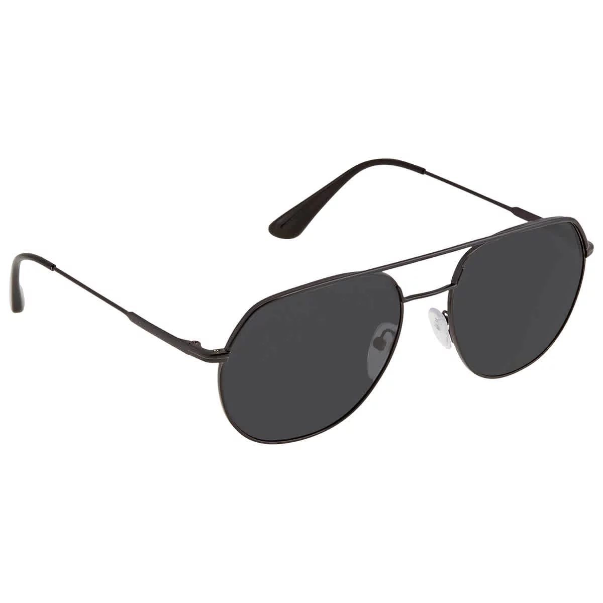Prada Grey Aviator Unisex Sunglasses PR 55US 1AB5S0 57 - Walmart.com | Walmart (US)