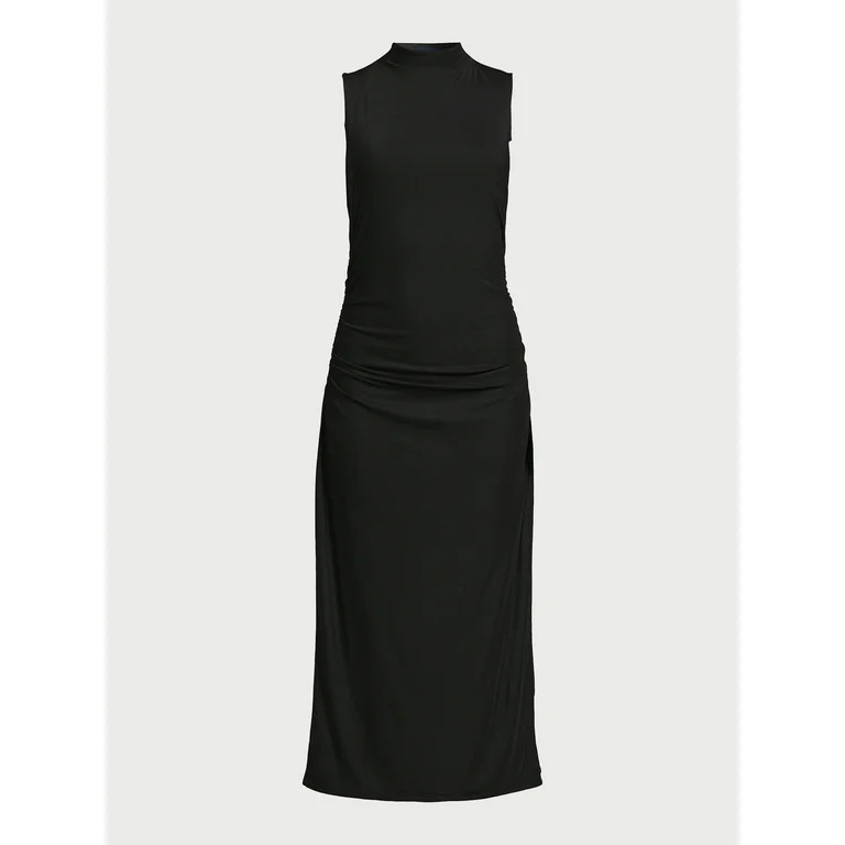 Scoop Women’s Mesh Midi Tank Dress, Sizes XS-XXL | Walmart (US)