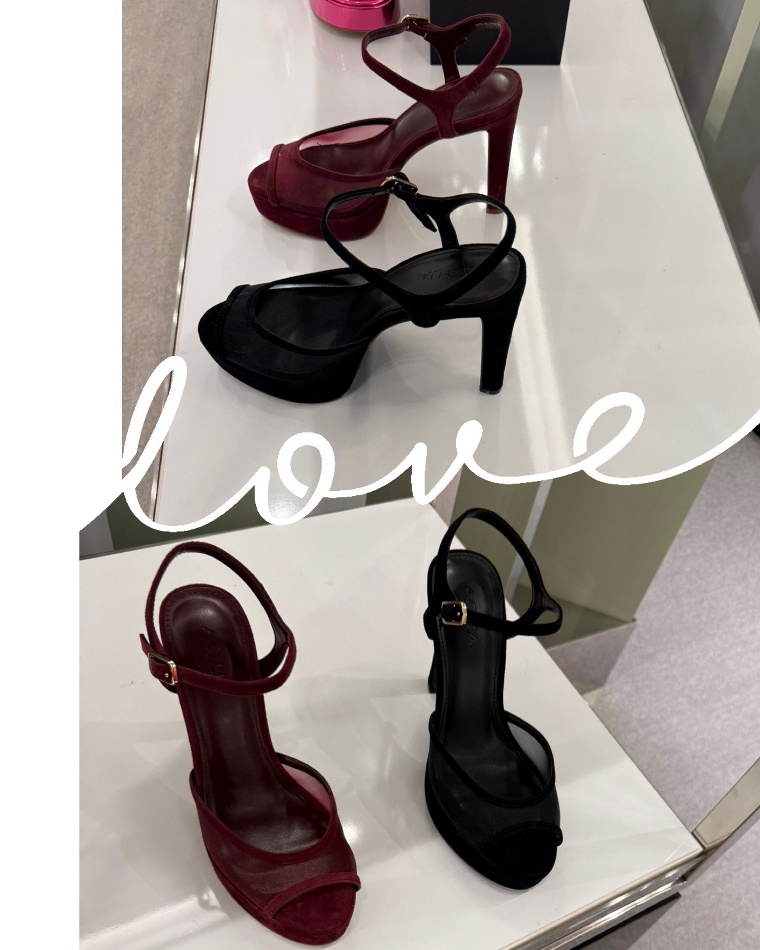 Perfect platform heel in burgundy and black 

#LTKWorkwear #LTKmomlife #LTKSeasonal