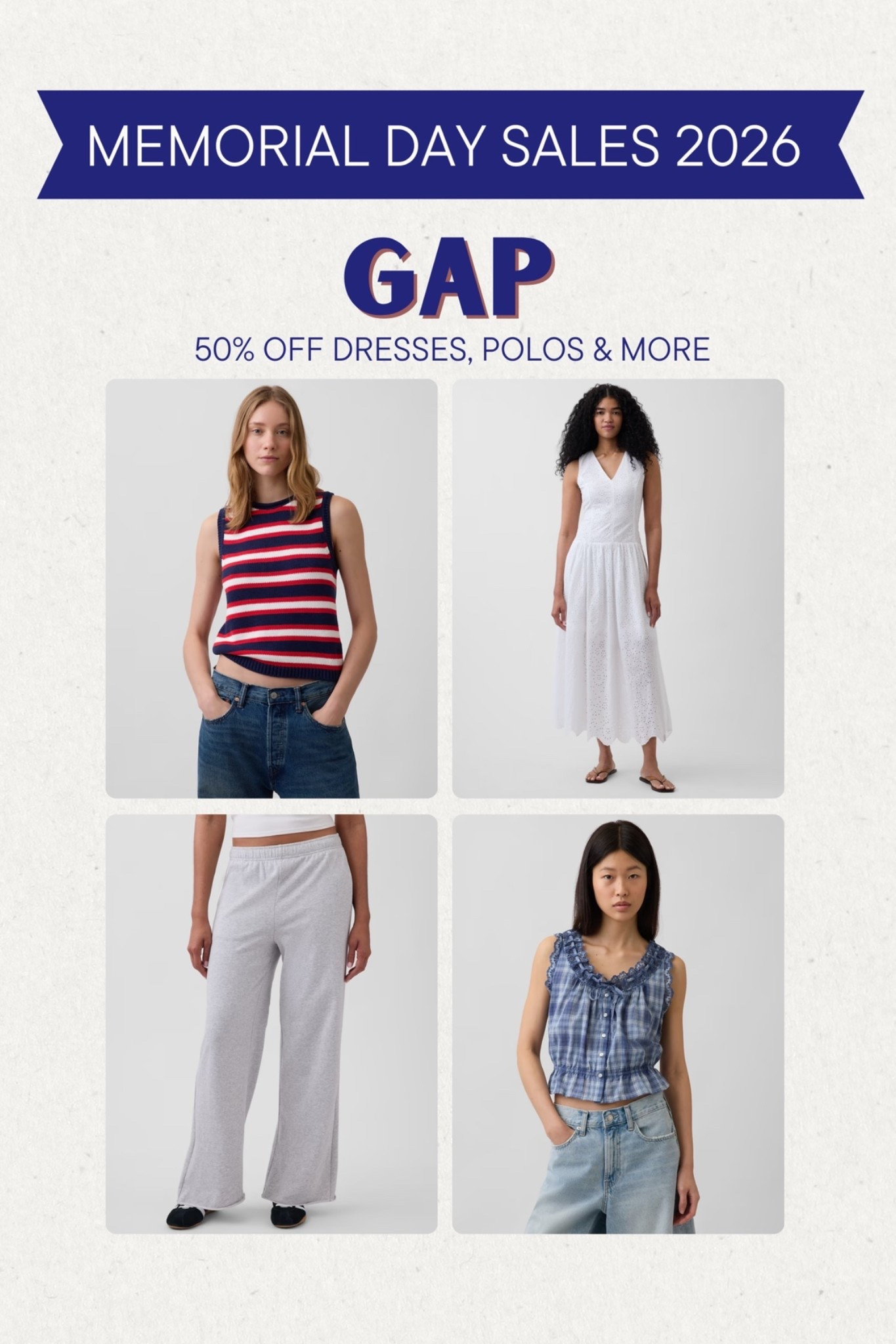 [5/21/26] @gapstyle is up to 50% off | linking favorites, some 100% cotton options!

#LTKSaleAlert #LTKSeasonal #LTKPetite