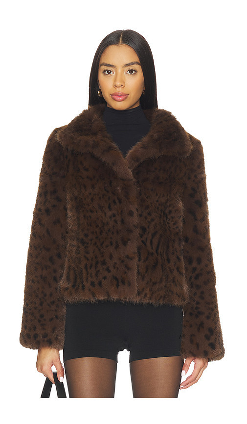 Generation Love Lexy Leopard Faux Fur Jacket en Léopard. Taille L | Revolve Clothing (Global)