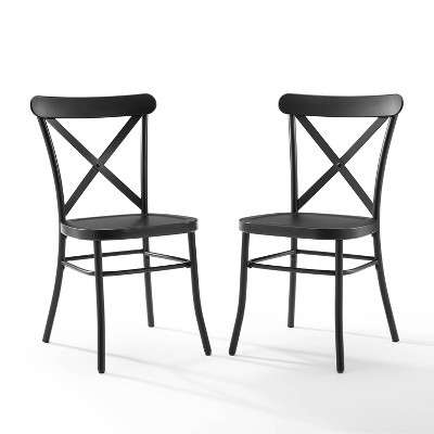 Set of 2 Camille Dining Chair Matte Black - Crosley | Target