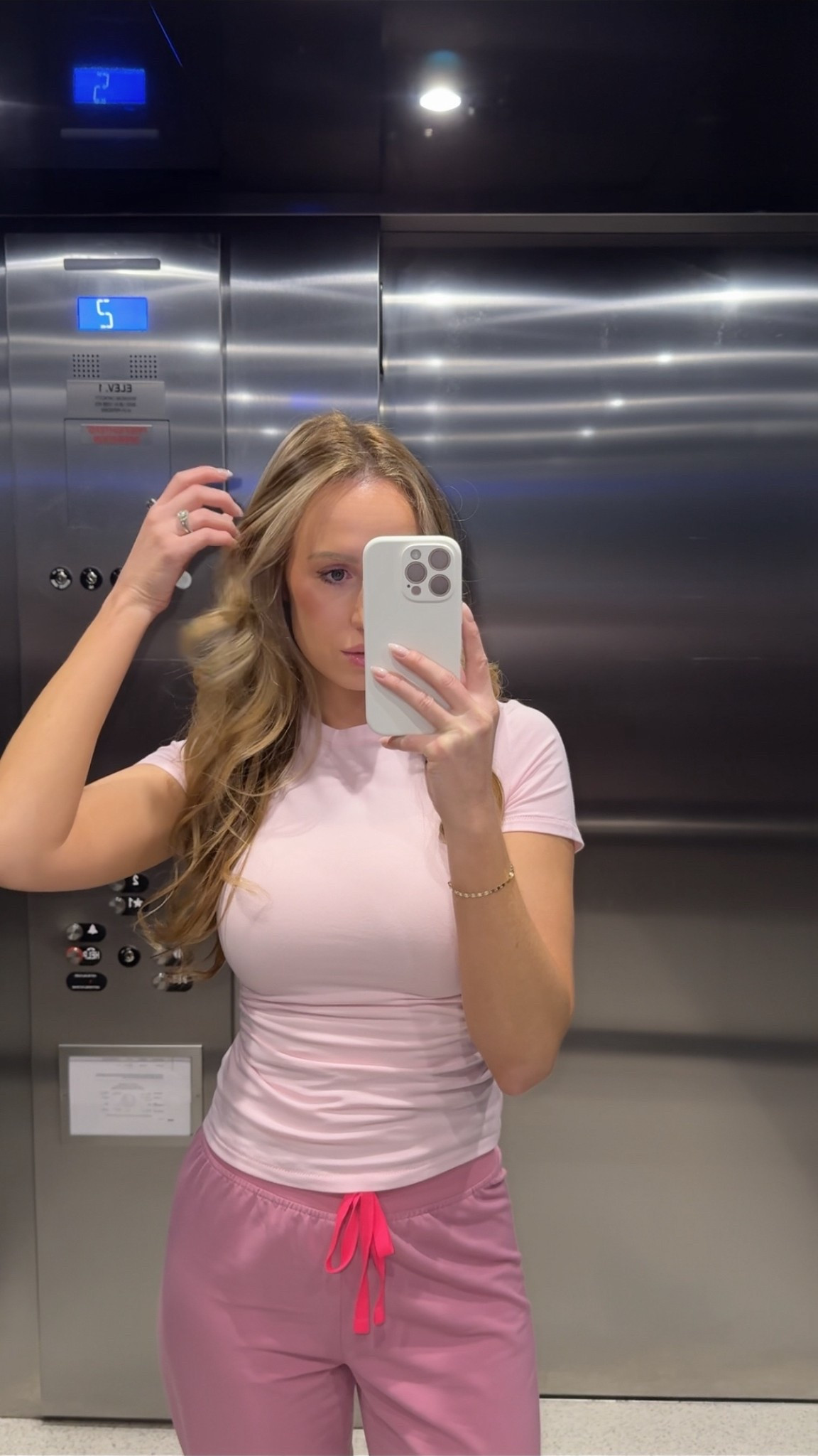 Spring top, skims, nurse, nurse outfit, pink t-shirt 

#LTKootd #LTKSeasonal