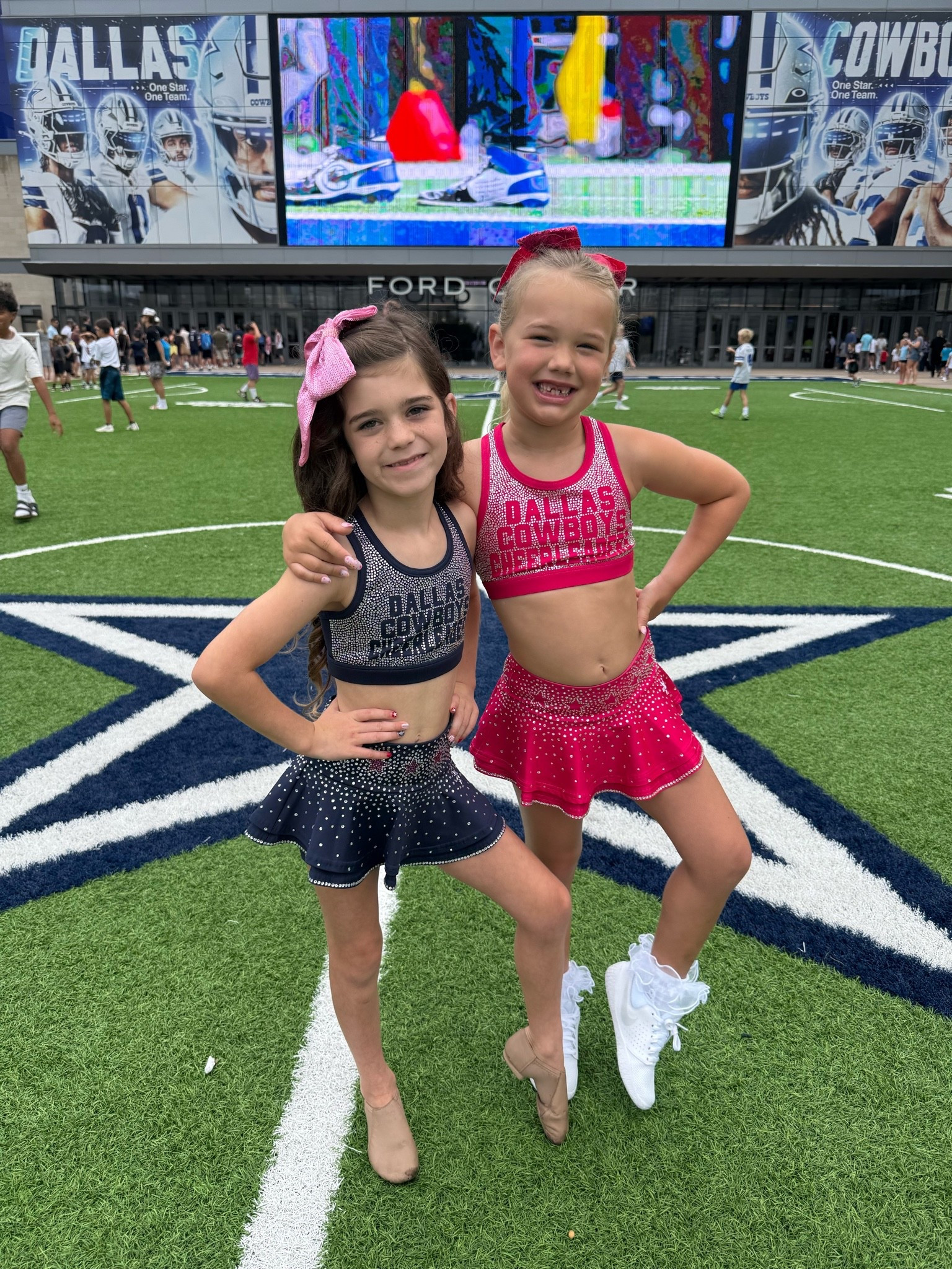 Dallas cowboy cheerleader kids outfits! Livy is in a YM and Quinlan in a YS

Kids dance sets, kids cheer

#LTKmomlife #LTKootd #LTKKids