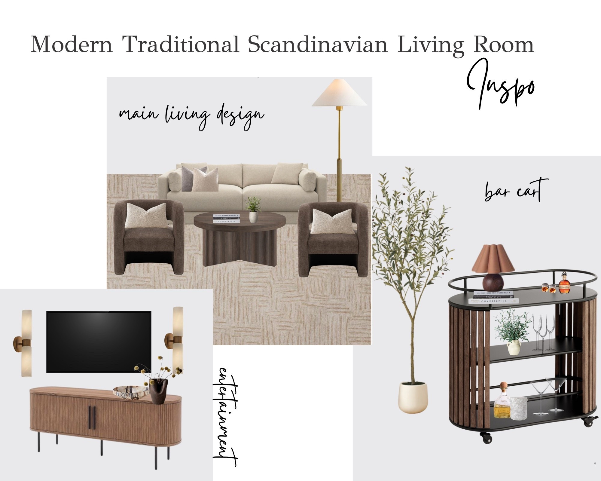 Modern Traditional Scandinavian Living Room Design Inspo 

#LTKHome