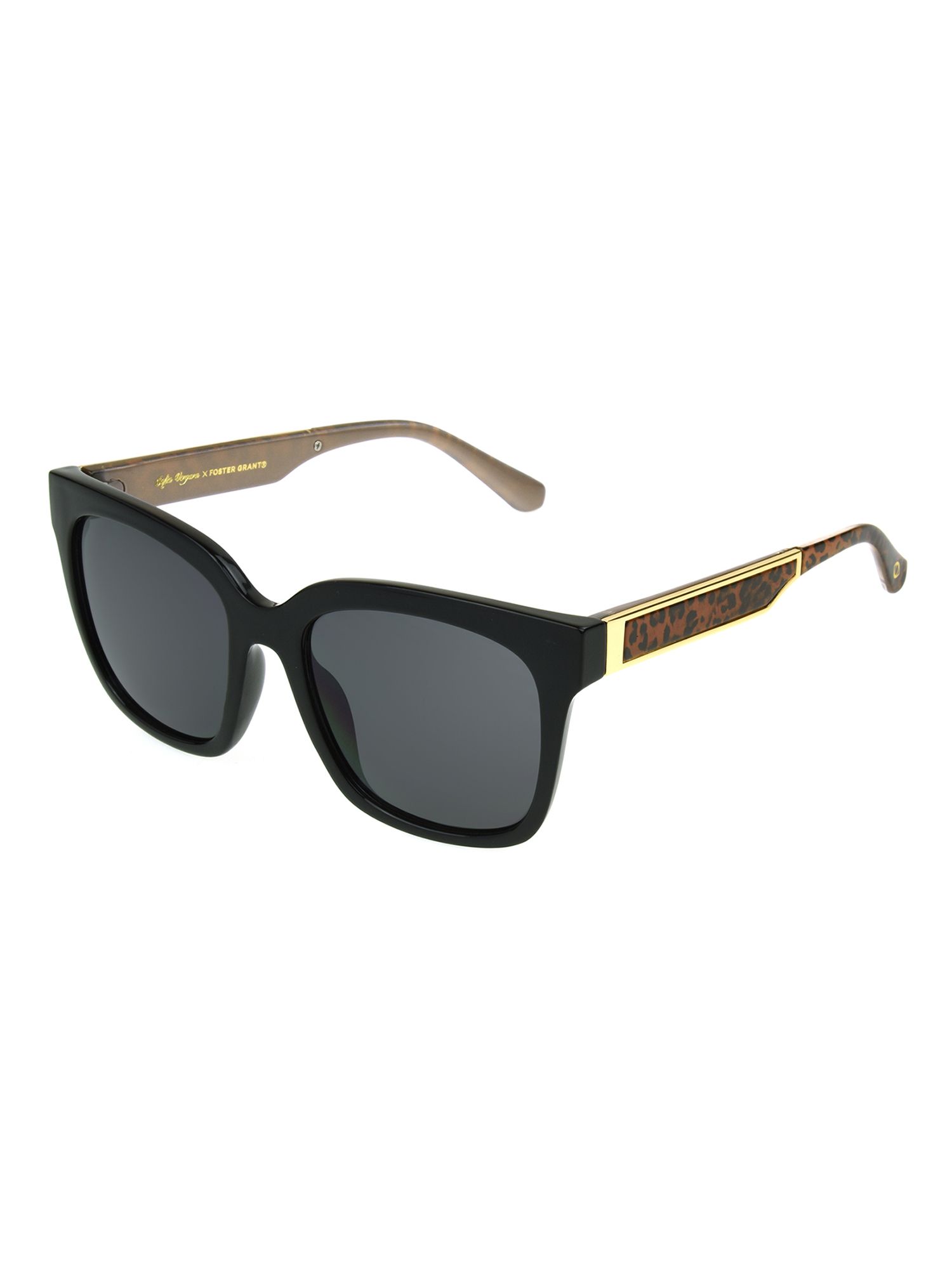 Sofia Vergara X Foster Grant Sofia Vergara Women's Square Black Adult Sunglasses (4.7)4.7 stars o... | Walmart (US)