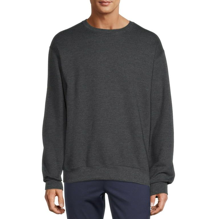 Athletic Works Men's Fleece Crewneck Sweatshirt, Sizes S-4XL | Walmart (US)