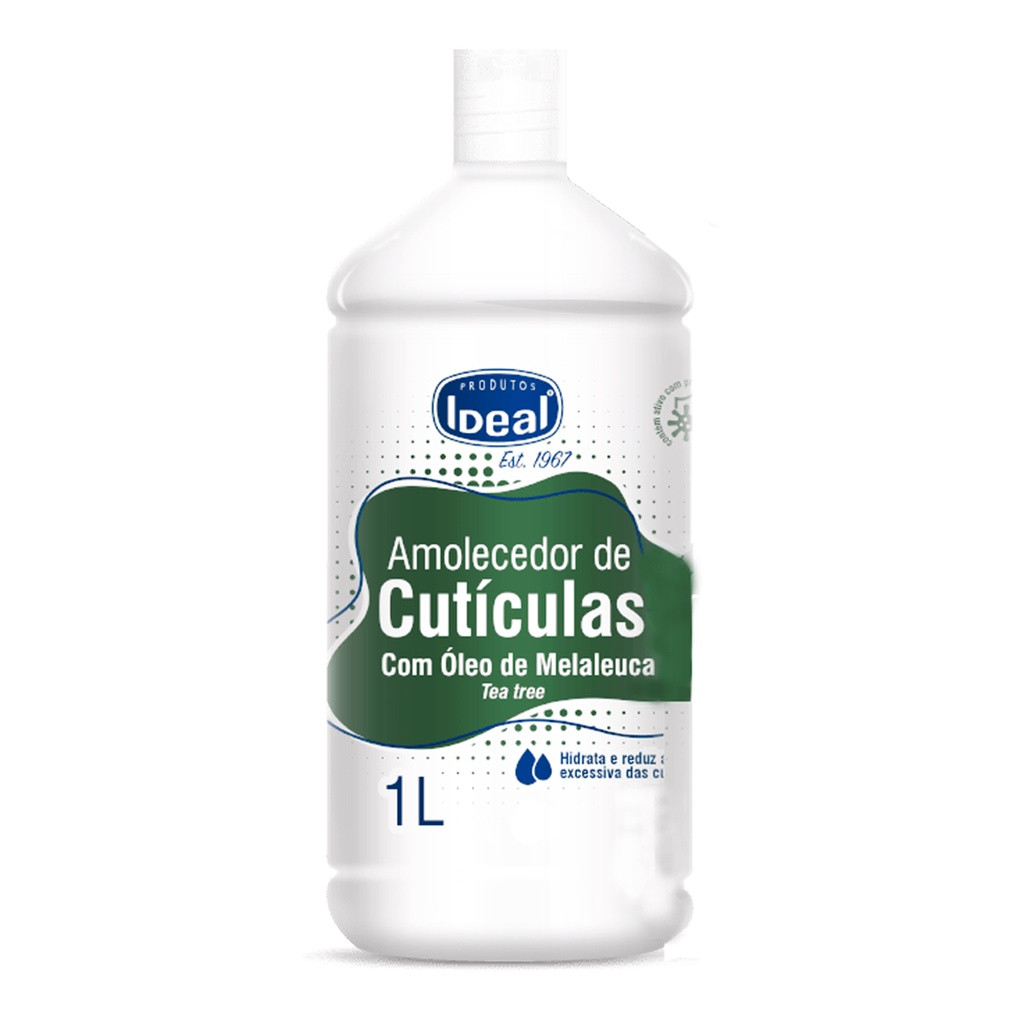 Amolecedor De Cutículas Com Óleo De Melaleuca 1L -  Ideal | Shopee (BR)