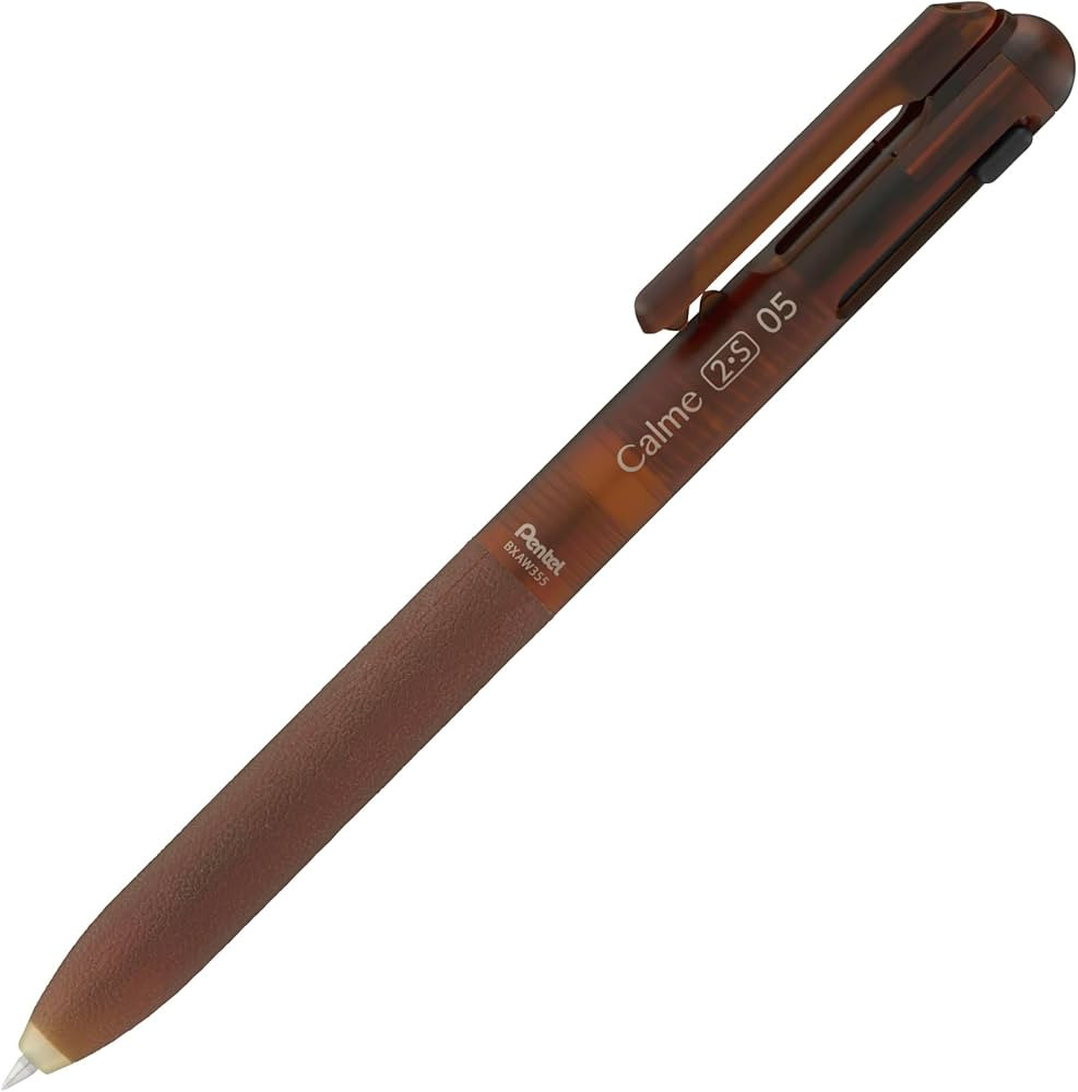 Pentel BXAW355L5 Multifunction Ballpoint Pen Limited Calme 0.5mm Brown | Amazon (US)
