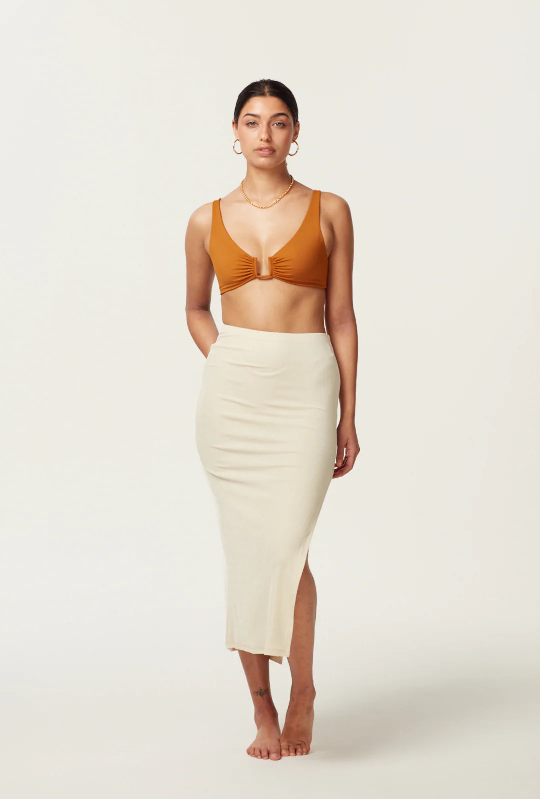 Mykonos Tube Skirt - Vanilla | Away That Day