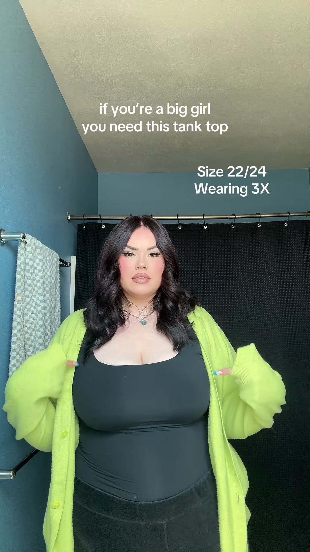 Double lined tank top 🖤

#LTKPlusSize #LTKTall #LTKootd