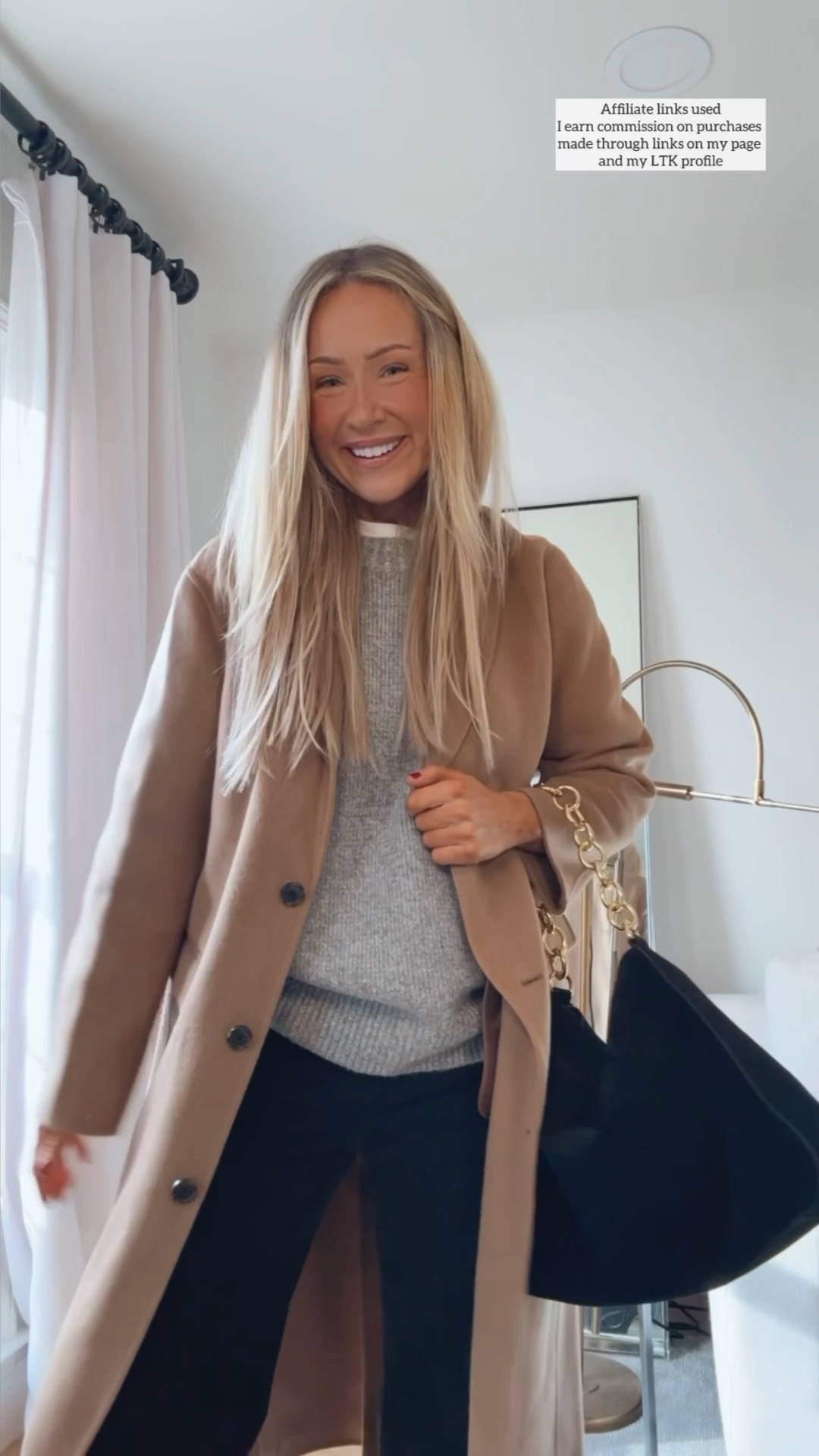 Elevated casual outfit

Camel coat wool blend 