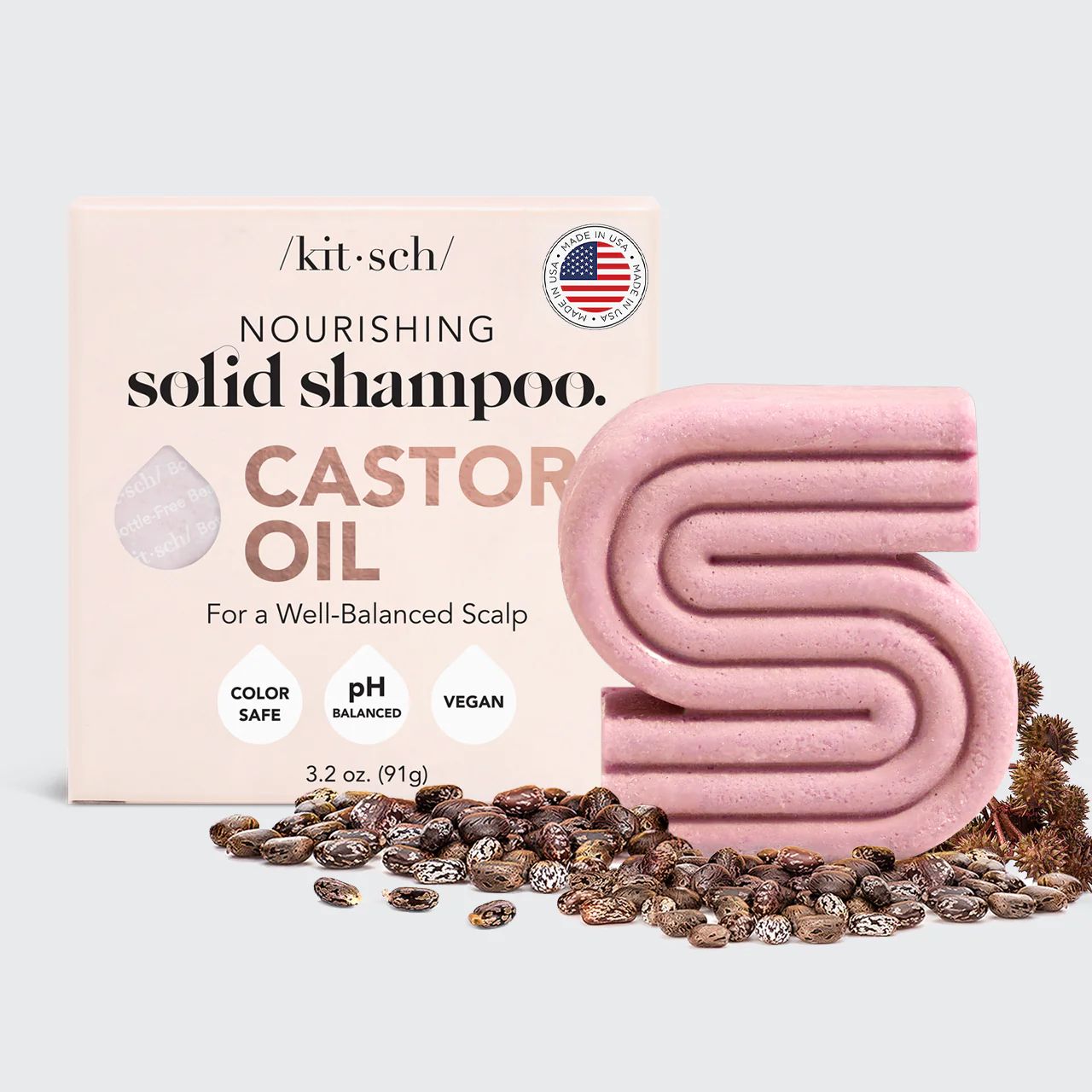 Castor Oil Nourishing Shampoo Bar | Kitsch
