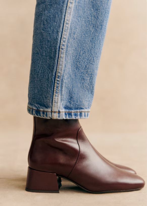 Paulette Low Boots | Sezane Paris - US