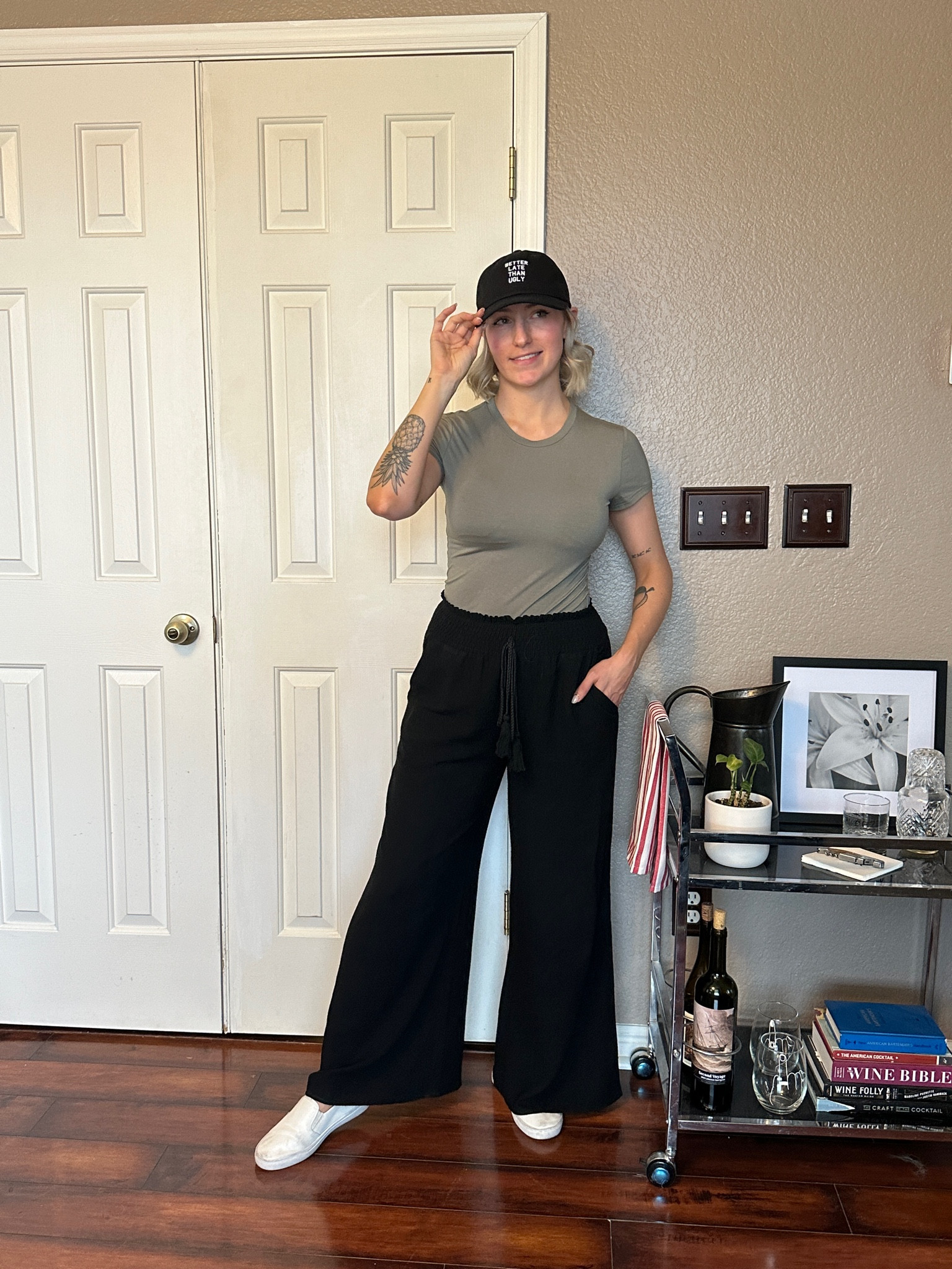 styling linen pants for spring these Amazon high waist pants (with pockets) are perfect whether you choose to stay in, are chasing the kids, or chasing your to-do list. if you're a petite mom like me, the high waist helps to elongate the look of the pants so you can wear sneakers, sandals, or heels while still looking && feeling comfortable.

#LTKSeasonal #LTKstyletip