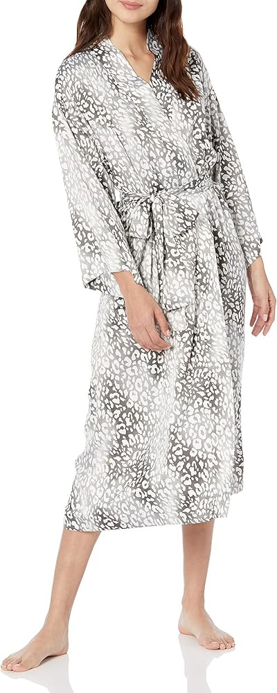 N Natori womens Misty Leopard Robe Length 49" | Amazon (US)