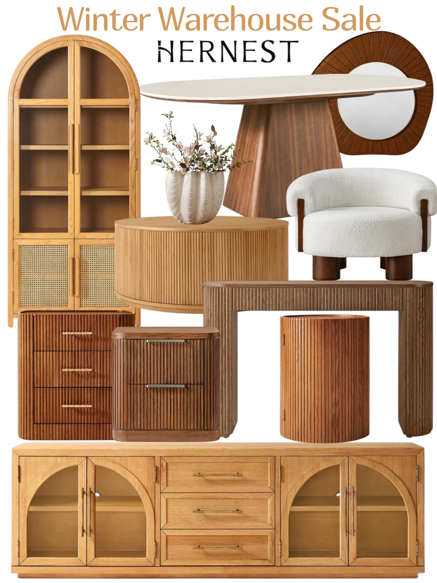 Hernest winter warehouse sale. Up to 60% off. 




Coffee table, spring home refresh inspo, Hernest home, dining table, Hernest best sellers, console table, oak cabinet, Hernest furniture 

#LTKSeasonal #LTKHome #LTKSaleAlert