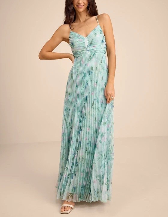 Enjoy garden parties and afteroon tea in the sensational Mint Green Floral Pleated Sleeveless Maxi Dress. This riveting dress is under $100.

Keywords: Maxi dress, floral print maxi dress, pink maxi dress, chiffon dress, spring break, spring break outfit, day date, date night outfits, spring outfit women, summer dress, wedding guest, wedding guest dress, resort outfit women, summer wedding guest, spring wedding guest, vacation dress, resort dress, resort dresses, pink maxi dress, Easter dress, Easter dress women, garden party, afternoon tea #LTKSpringSale

#LTKootd #LTKTravel