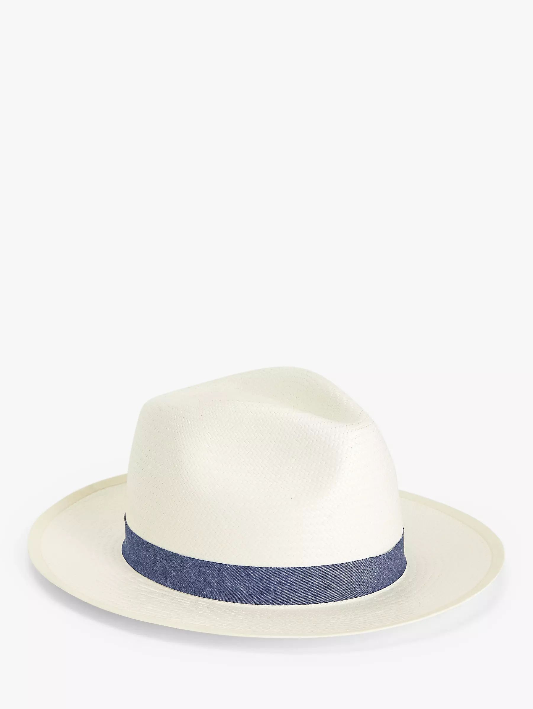 Christys' Panama Hat, White | John Lewis (UK)
