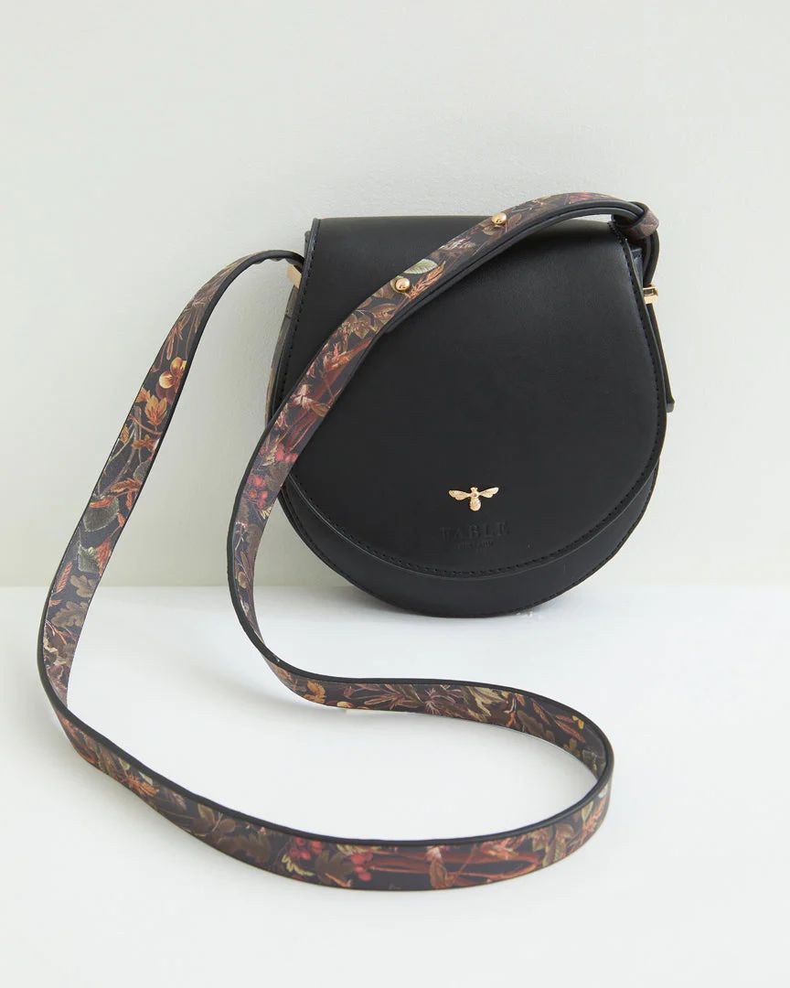 Black PU Saddle Bag | Fable England