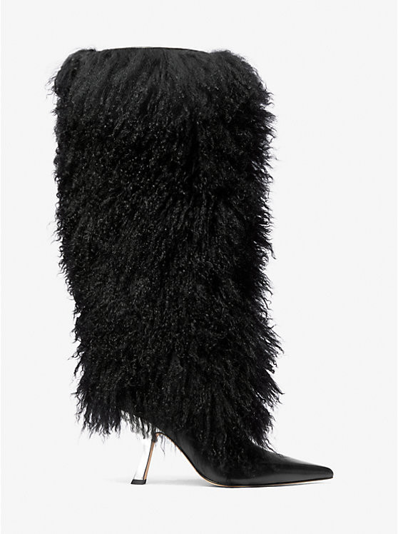 Luna Shearling and Leather Boot | Michael Kors US