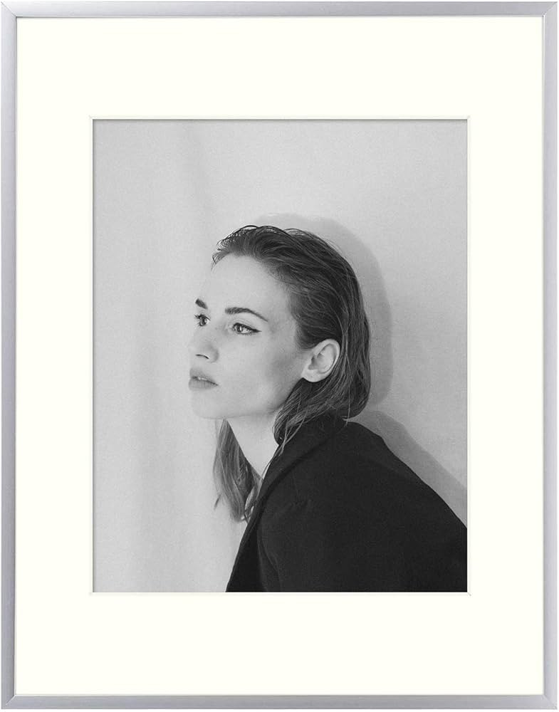 Golden State Art, 11x14 Aluminum Photo Frame with Ivory Mat for 8x10 Pictures - Sawtooth Hangers,... | Amazon (US)