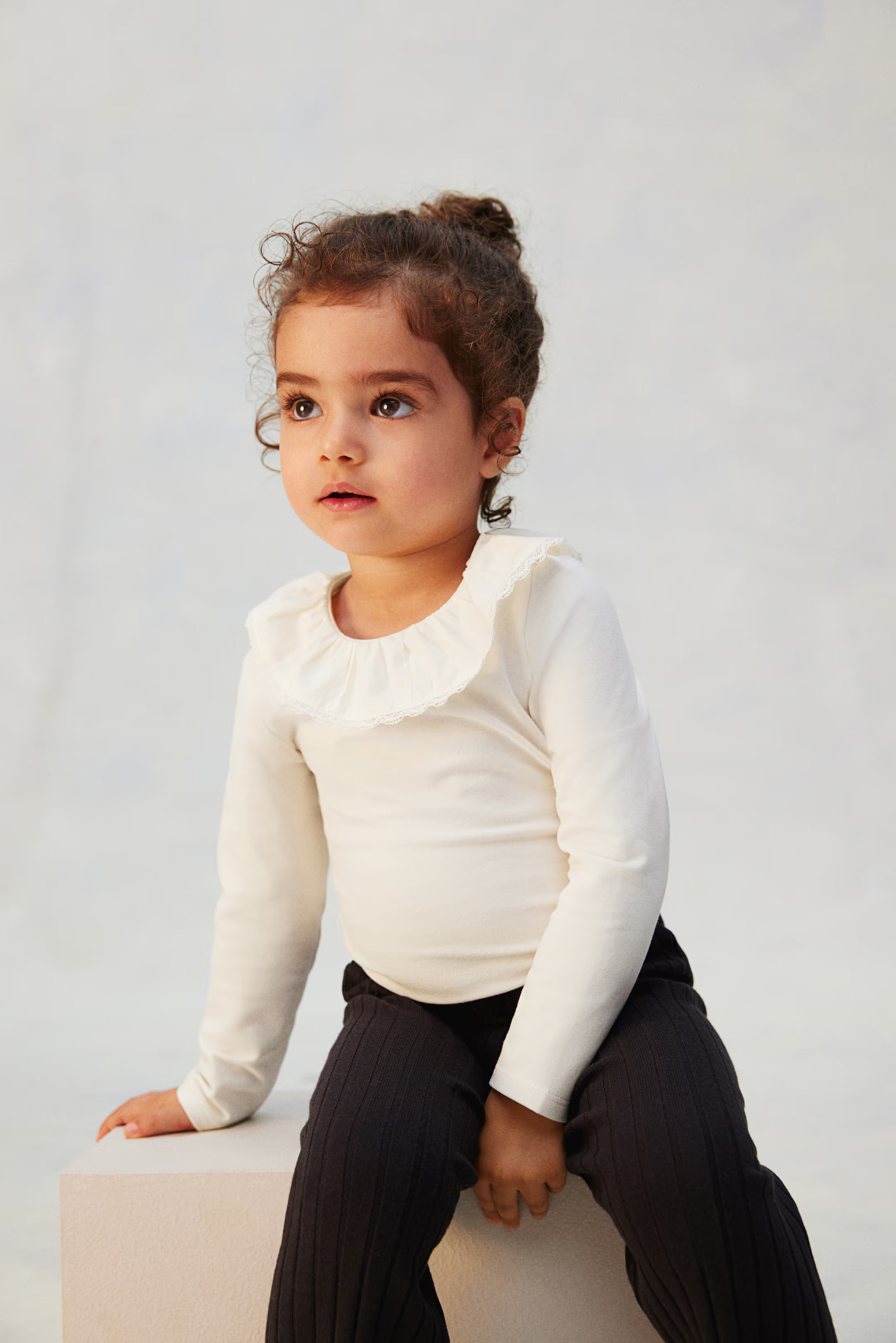Cotton Bodysuit with Collar | H&M (US + CA)