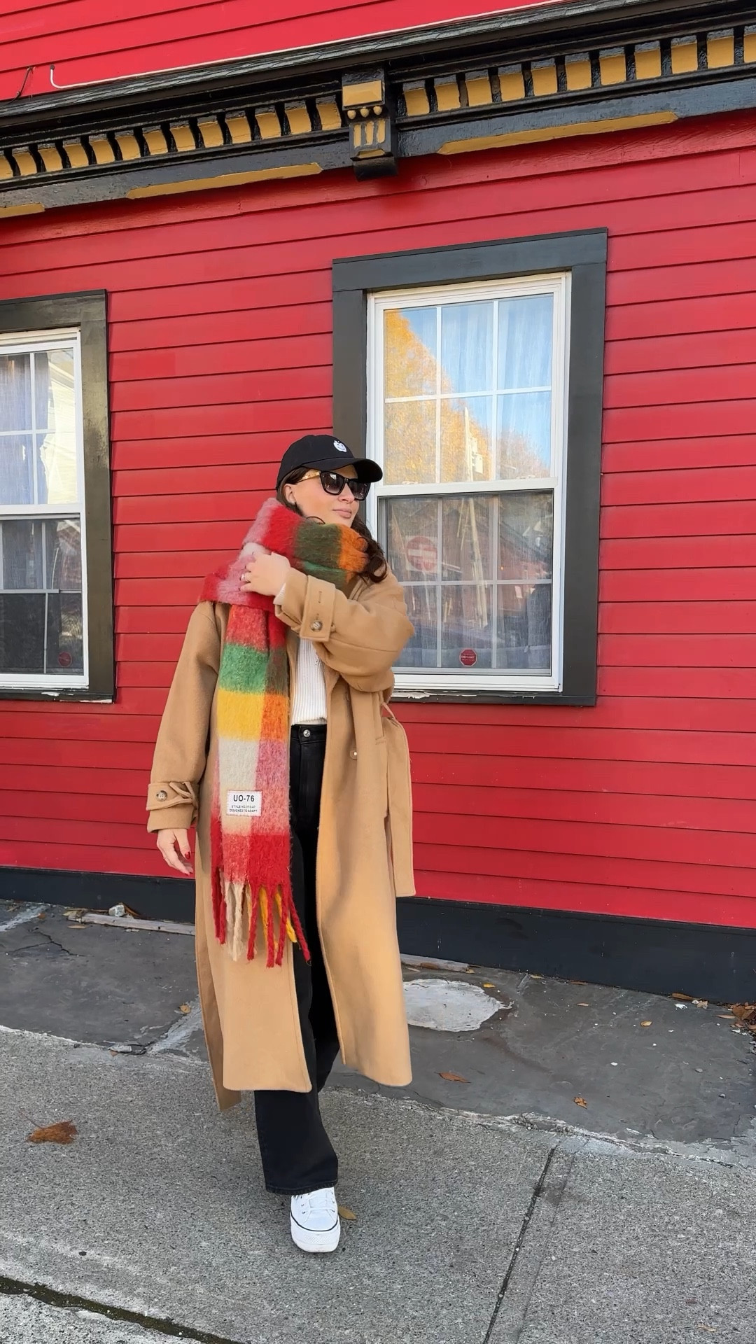 Loving this camel coat for winter and adding some fun to it with a plaid colorful scarf and some sporty accessories  

#LTKSaleAlert #LTKFindsUnder100 #LTKSeasonal