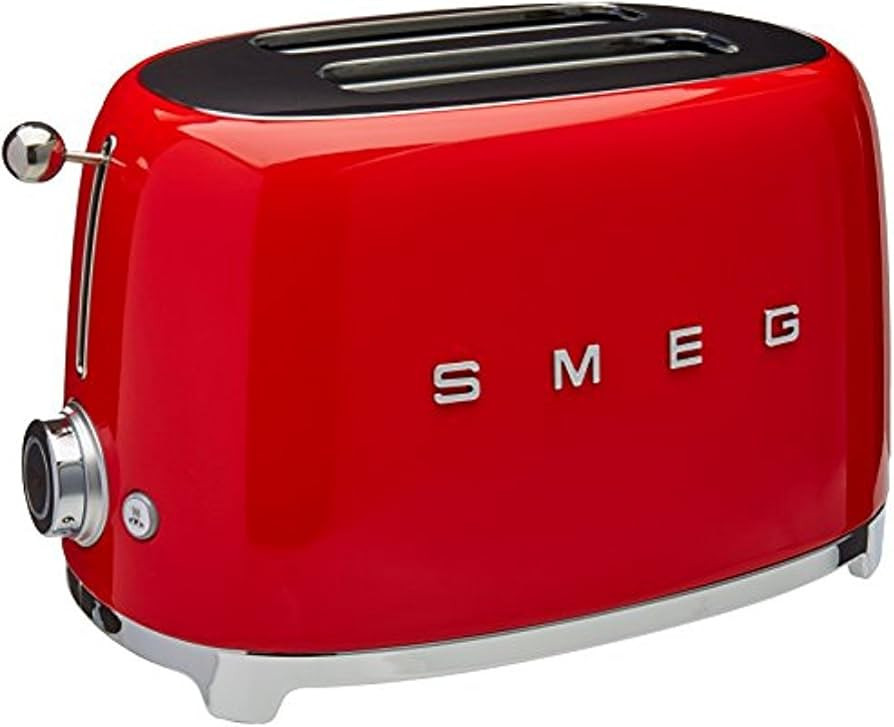 SMEG 2 Slice Retro Toaster (Red) | Amazon (US)