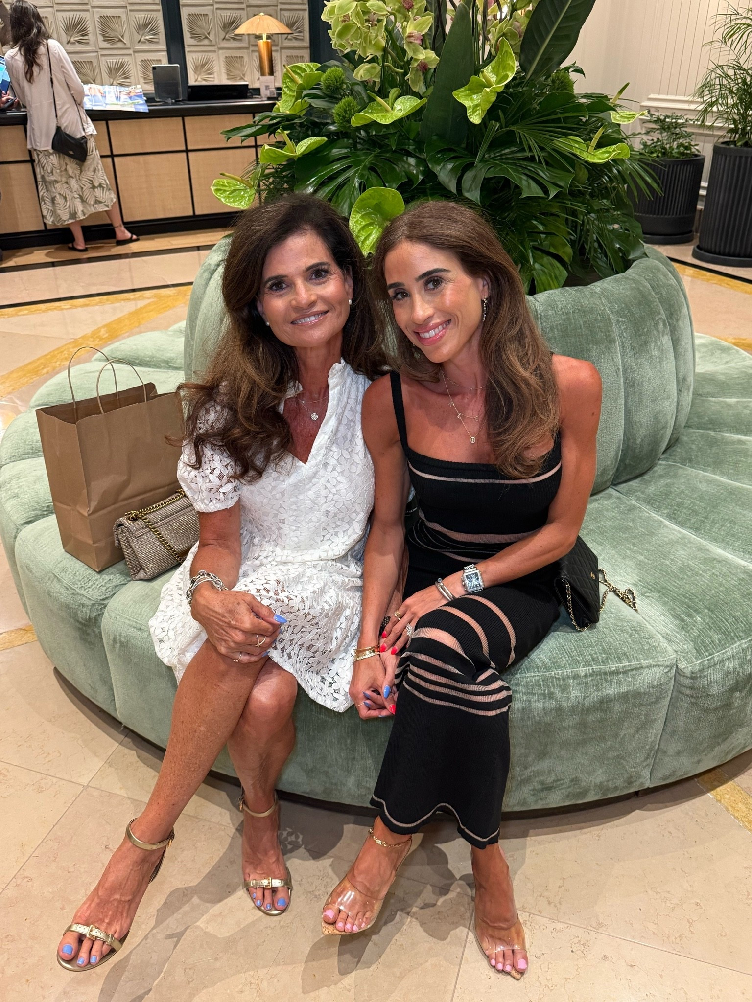 My mom’s white dress is the brand cece but I found similar ones. Wearing xs in my black dress

#LTKOver40 #LTKPetite