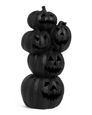 34in Outdoor Safe Led Stacked Jack O Lanterns Decor | TJ Maxx