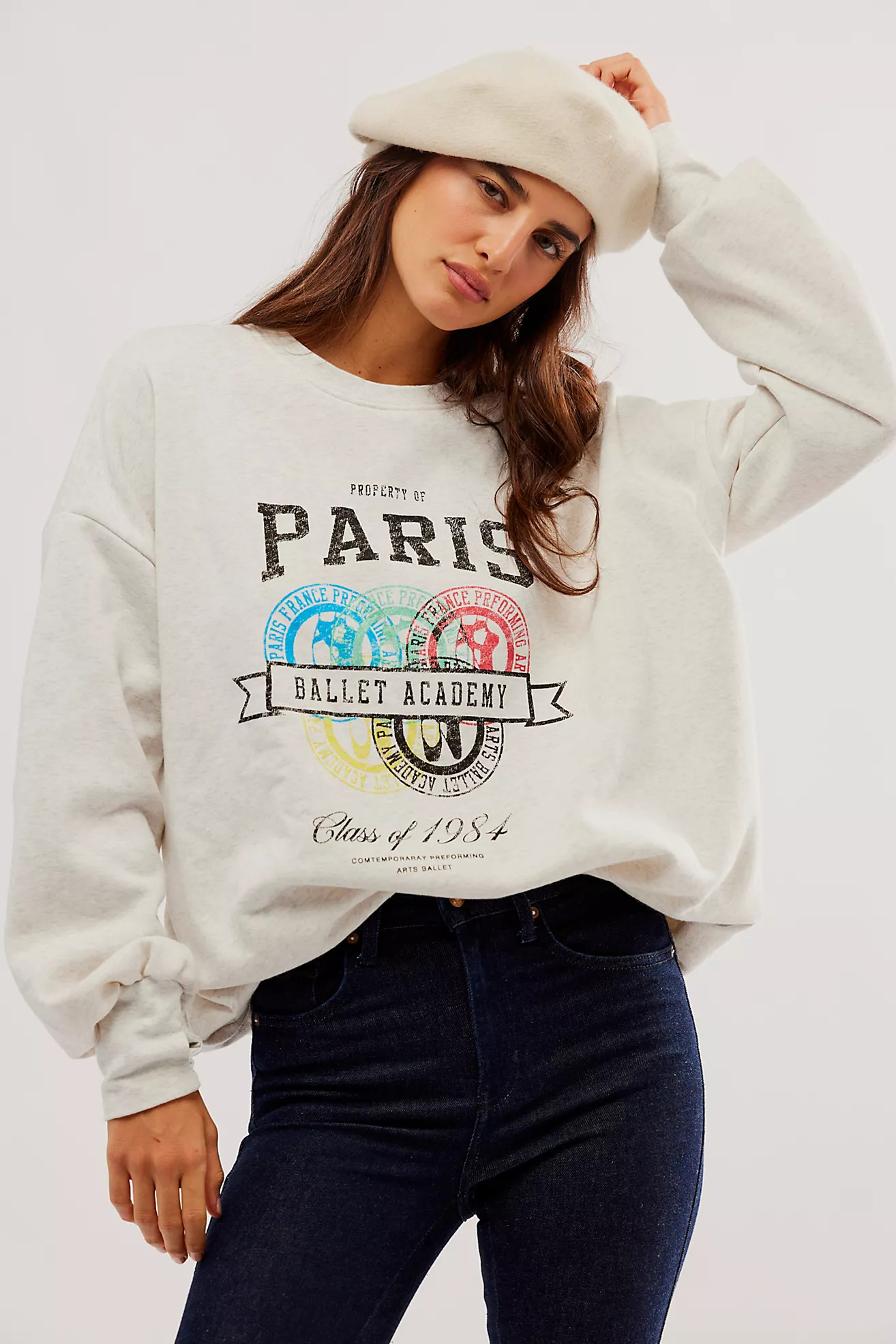 Paris Ballet Academy Sweatshirt | Free People (Global - UK&FR Excluded)