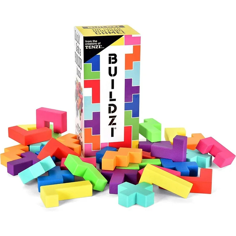 BUILDZI by TENZI - The Fast Stacking Building Block Game for The Whole Family - 2 to 4 Players Ag... | Walmart (US)