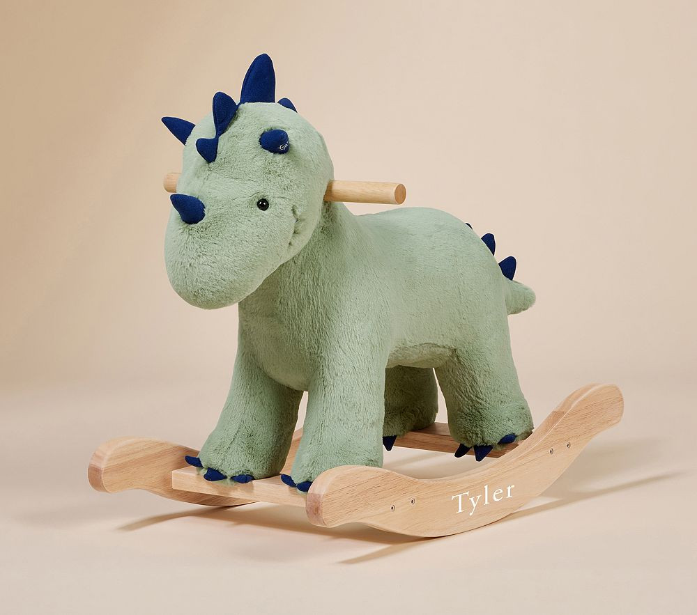 Light-Up Dino Plush Nursery Rocker | Pottery Barn Kids