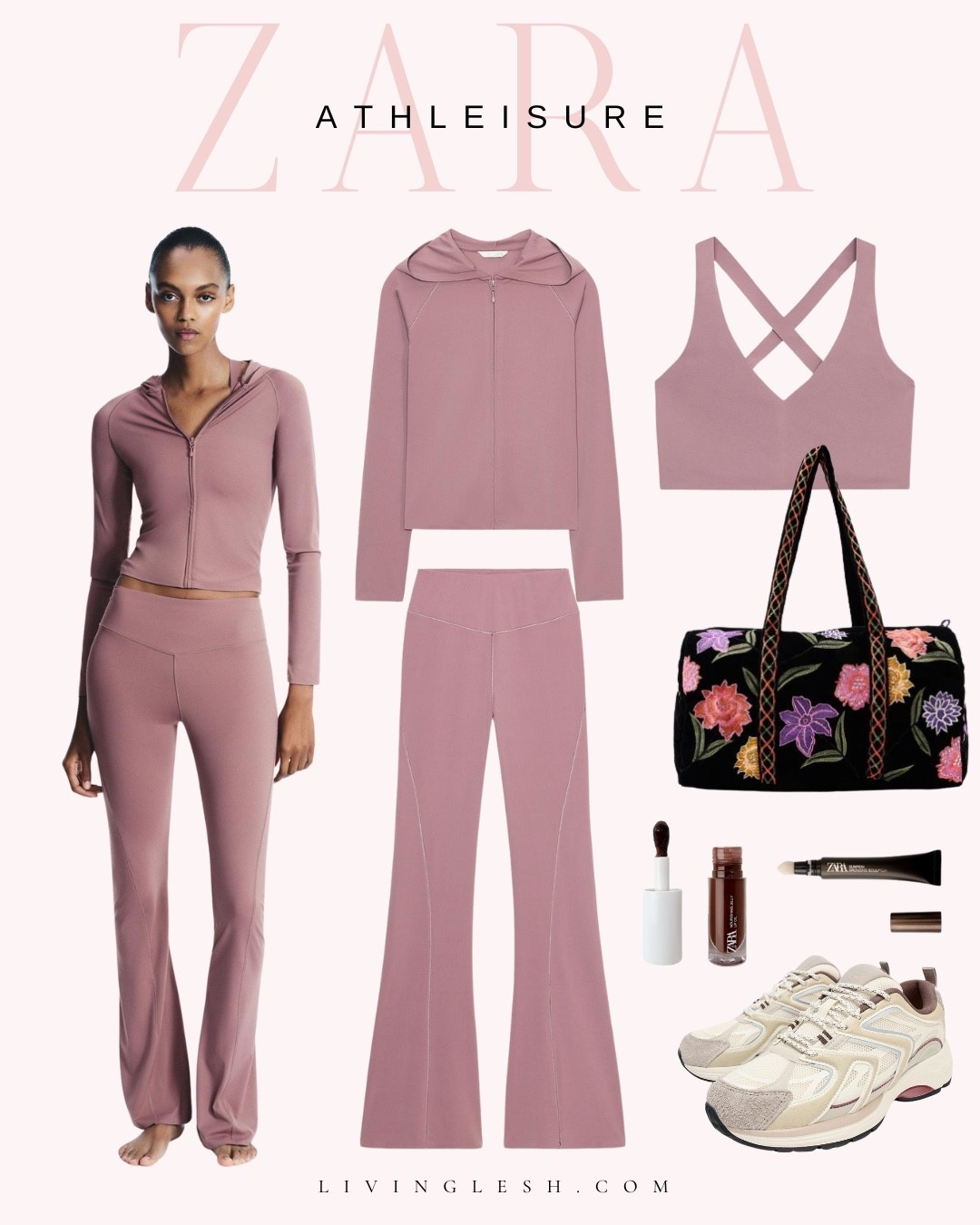 Zara | Zara outfit | Zara fashion | Athleisure | Yoga | Flare leggings | Pilates outfit | Workout outfit | Sneakers | Workout set | Matching set | Sports bra | Gym outfit | Zara beauty | Quilted bag

#LTKfitnessgoals #LTKFindsUnder50 #LTKActive