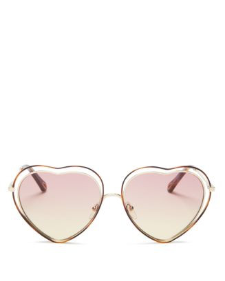 Women's Poppy Love Heart Frame Sunglasses, 61 mm | Bloomingdale's (US)
