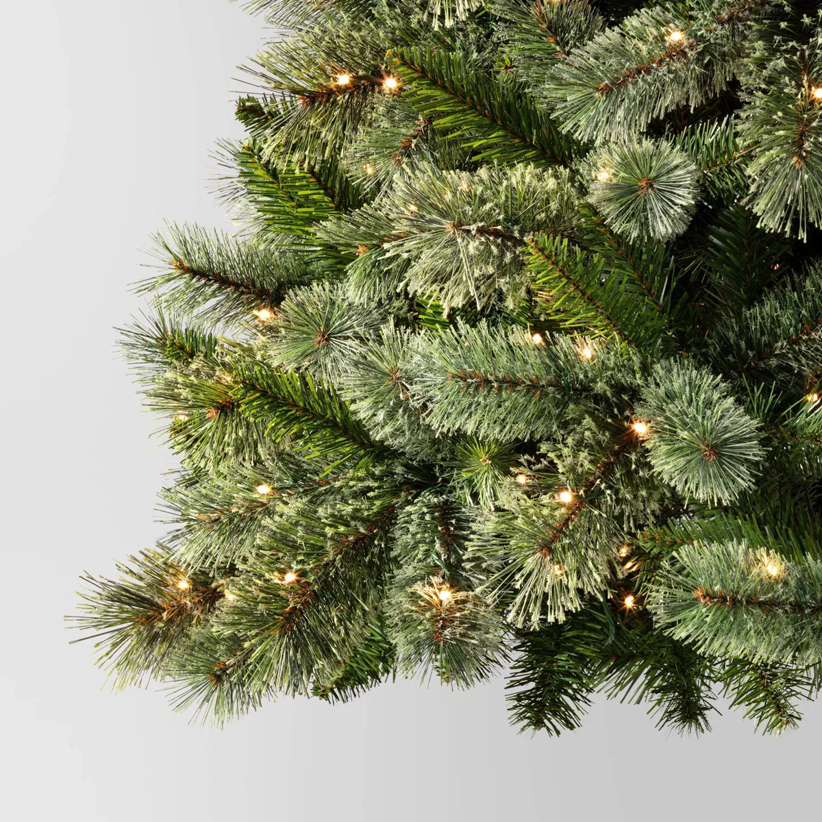 7.5' Pre-lit Virginia Pine Artificial Christmas Tree Dual Color Lights - Wondershop™ | Target