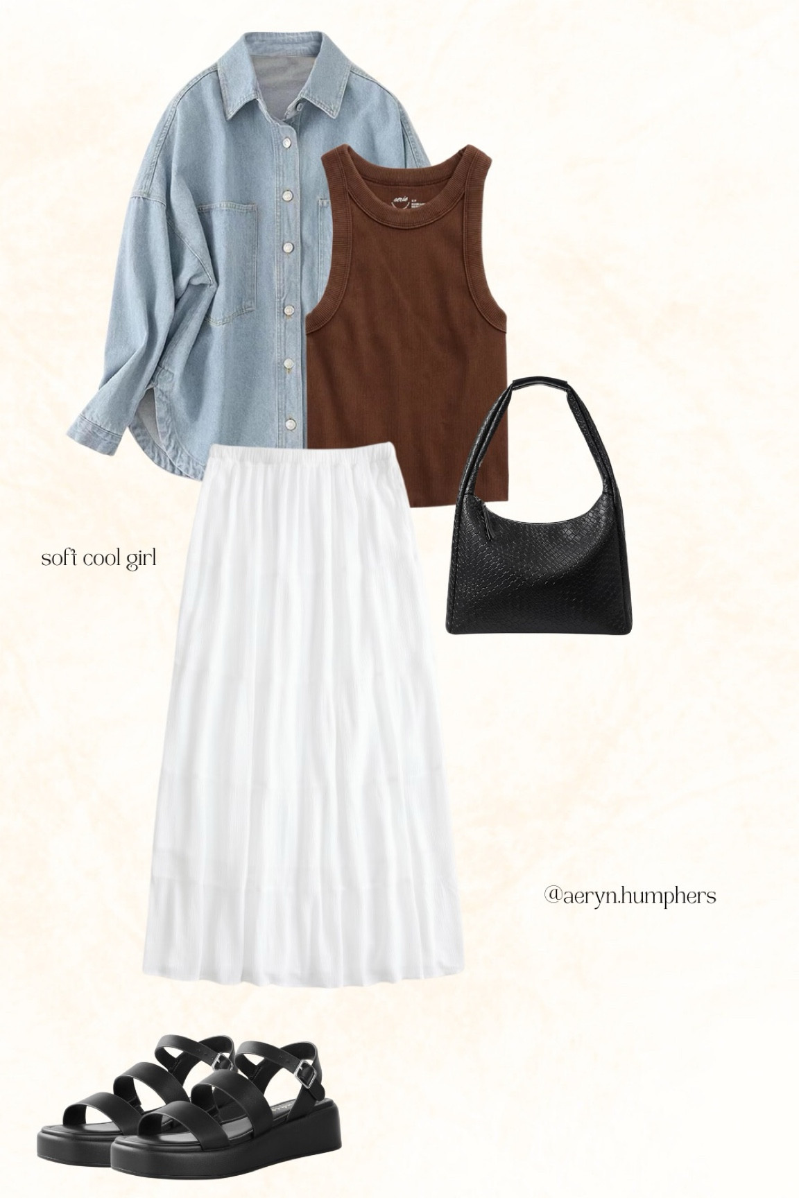 this look would be so perfect for a lunch out with girls or even to take cute pics in 🤎

Cool girl, neutrals, outfit inspo, photo shoot inspo, Jean, denim, chunky sandals, shoulder bag, nursing friendly, maternity, flowy

#LTKStyleTip #LTKFindsUnder50