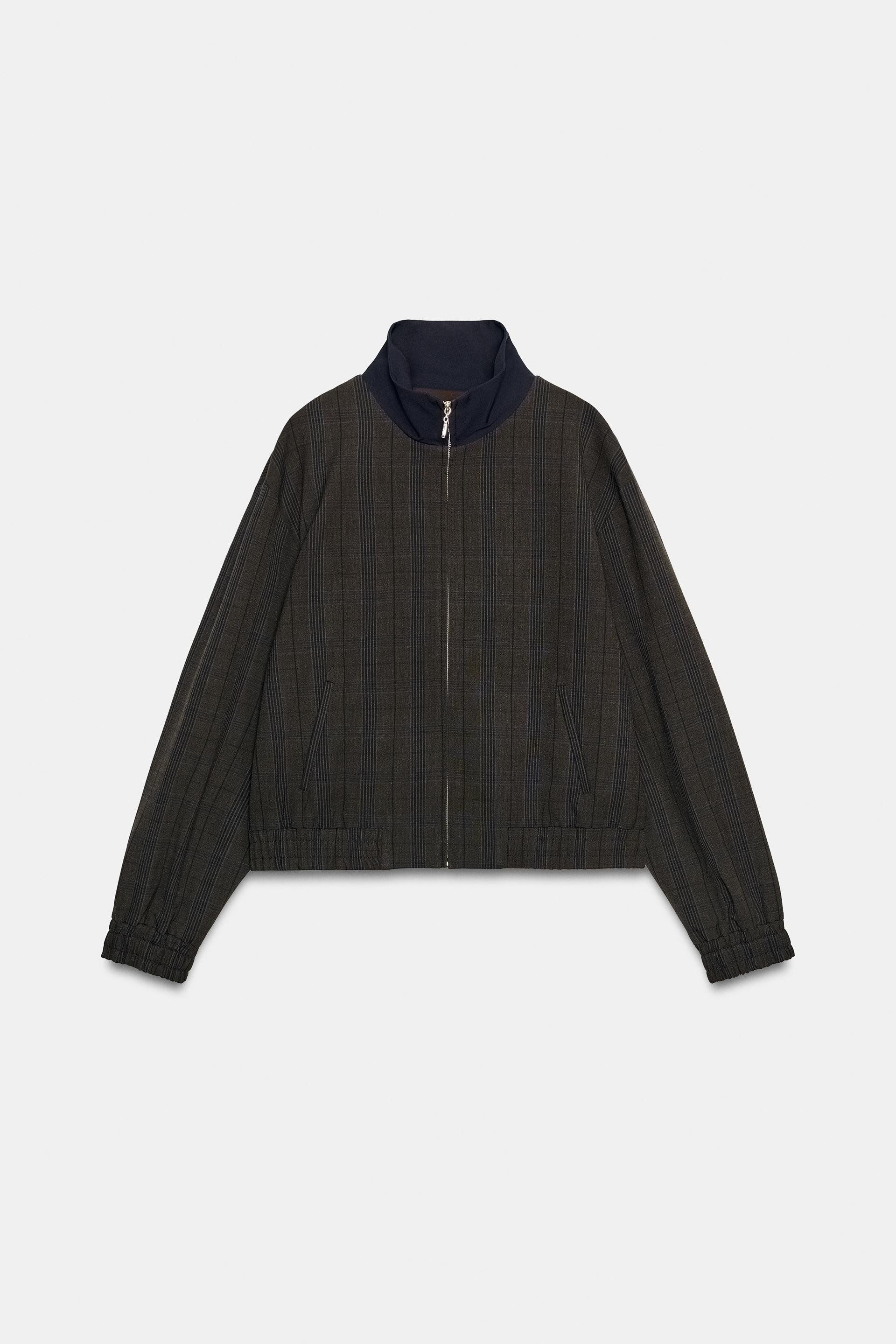 PLAID BOMBER JACKET | Zara US