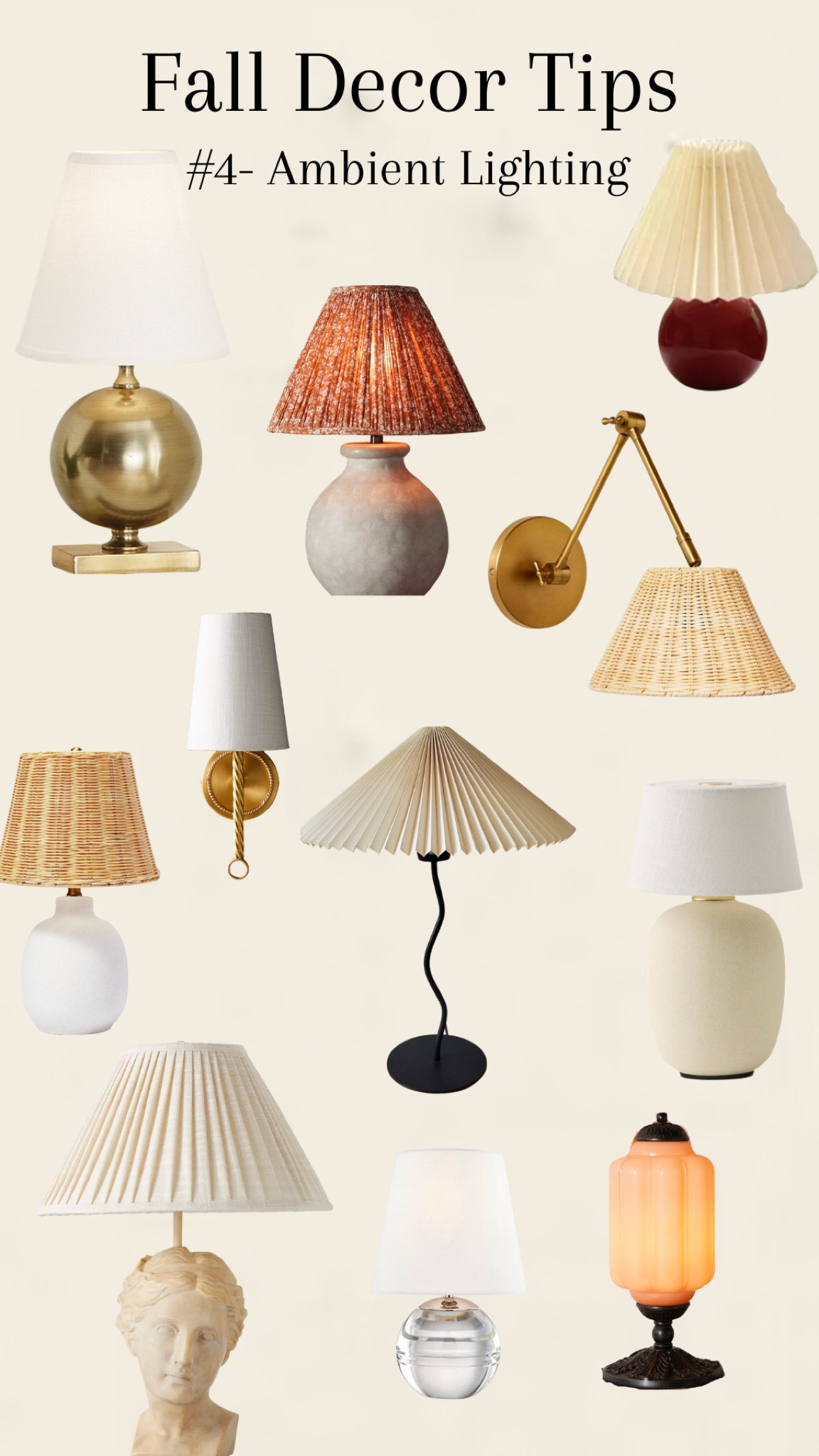 Fall decor- table lamp, mini lamp, wall sconce, ambient lighting, fall lamp

#LTKhome #LTKstyletip #LTKSeasonal