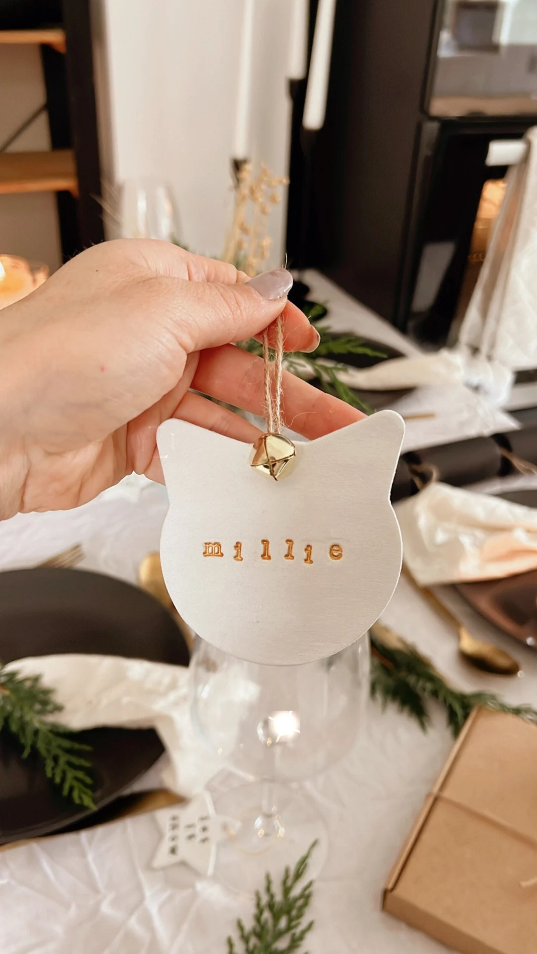 Personalised Cat Clay Tree Decoration, Pet Christmas Decoration, Cat Tree Decs, Animal Decoration... | Etsy (US)